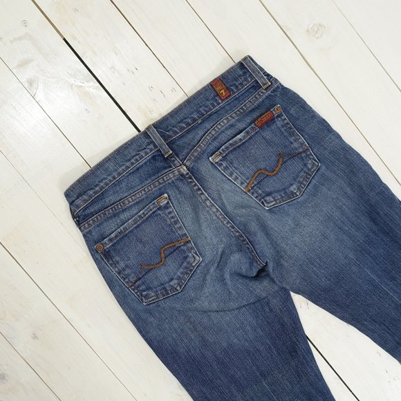 Women's 7 For All Mankind Bootcut Size 26 - Picture 3 of 7